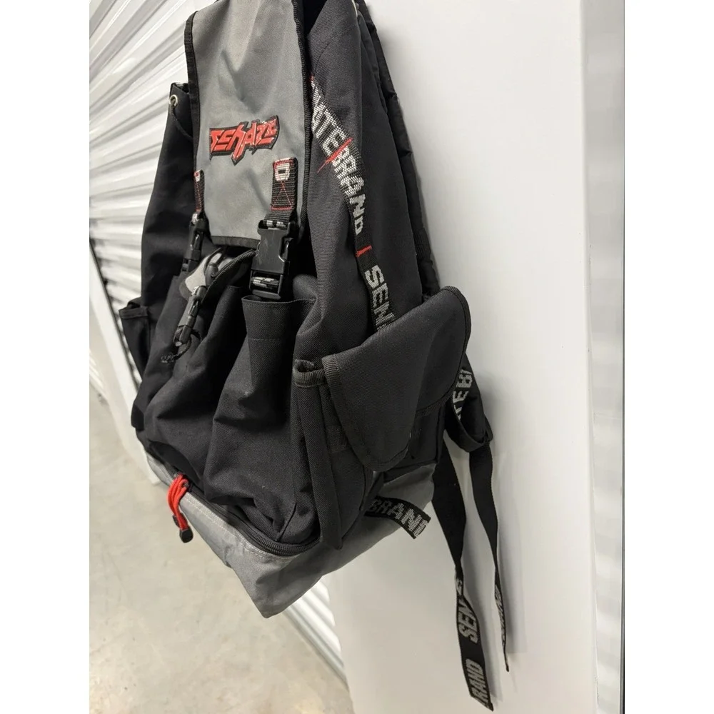 Senate Skate Brand Backpack Rollerblade Rare Vintage Cargo‎ AVENGER SS-105 Black